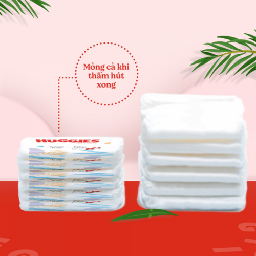 Tã dán Huggies Skincare cực đại (M, 6-11kg, 76 miếng) 